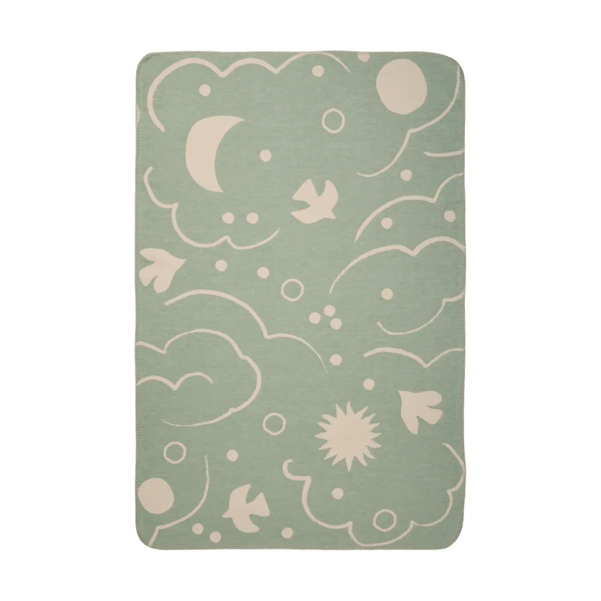 Ferm Living Plaid Skye Tea green-parchment, cm