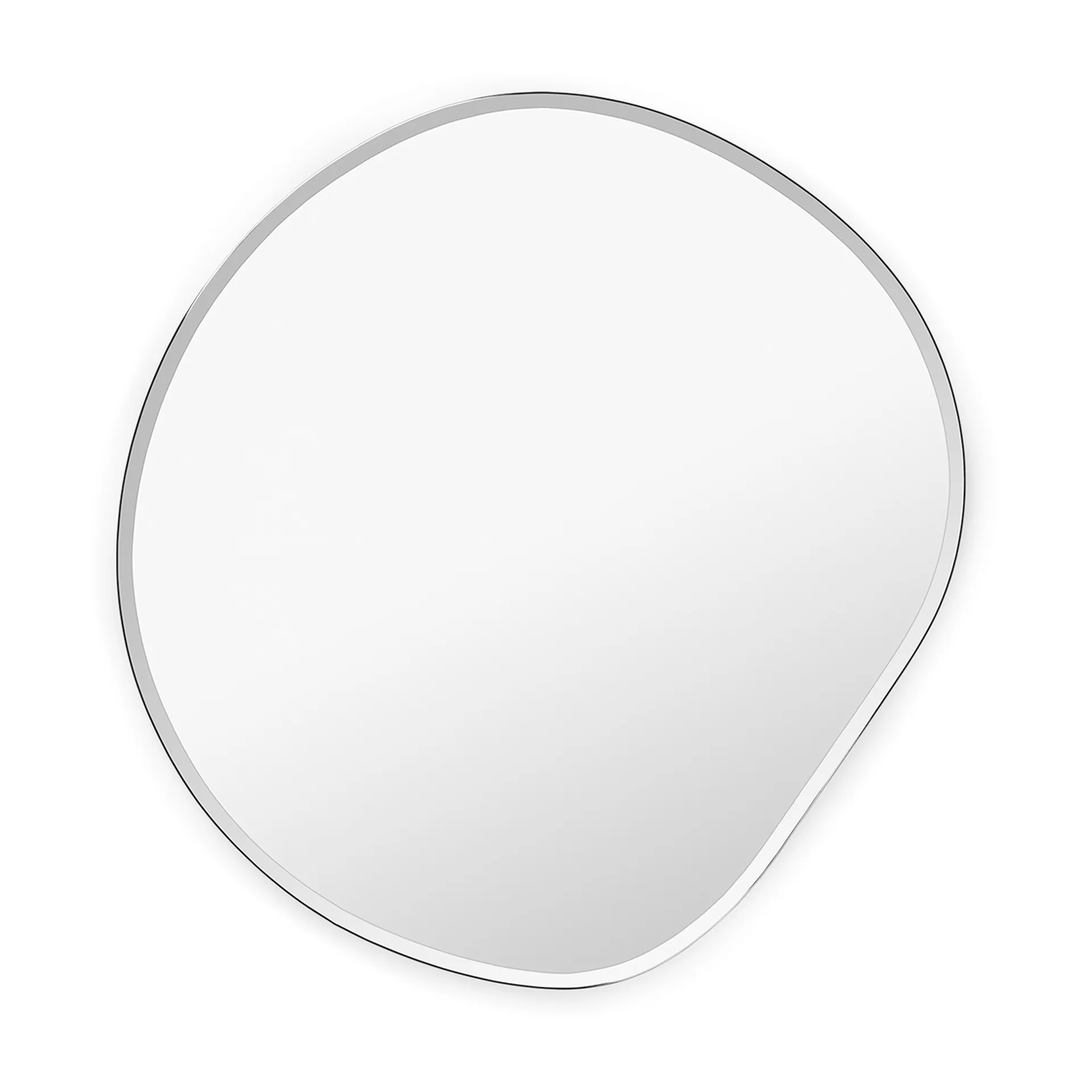 Ferm Living Pond spejl Small Dark Chrome ​