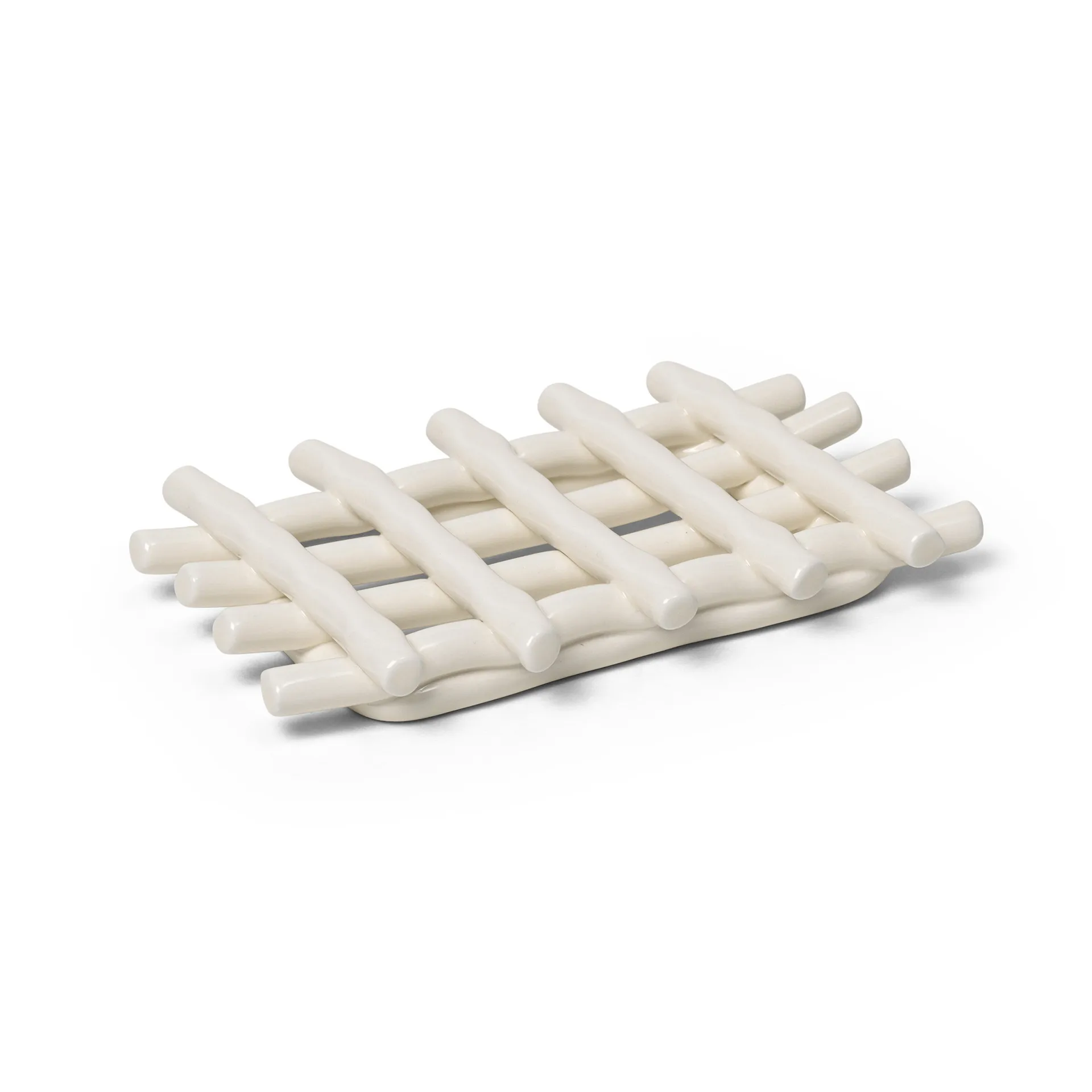 Ferm Living Porte-savon Ceramic ,5 cm Blanc cassé