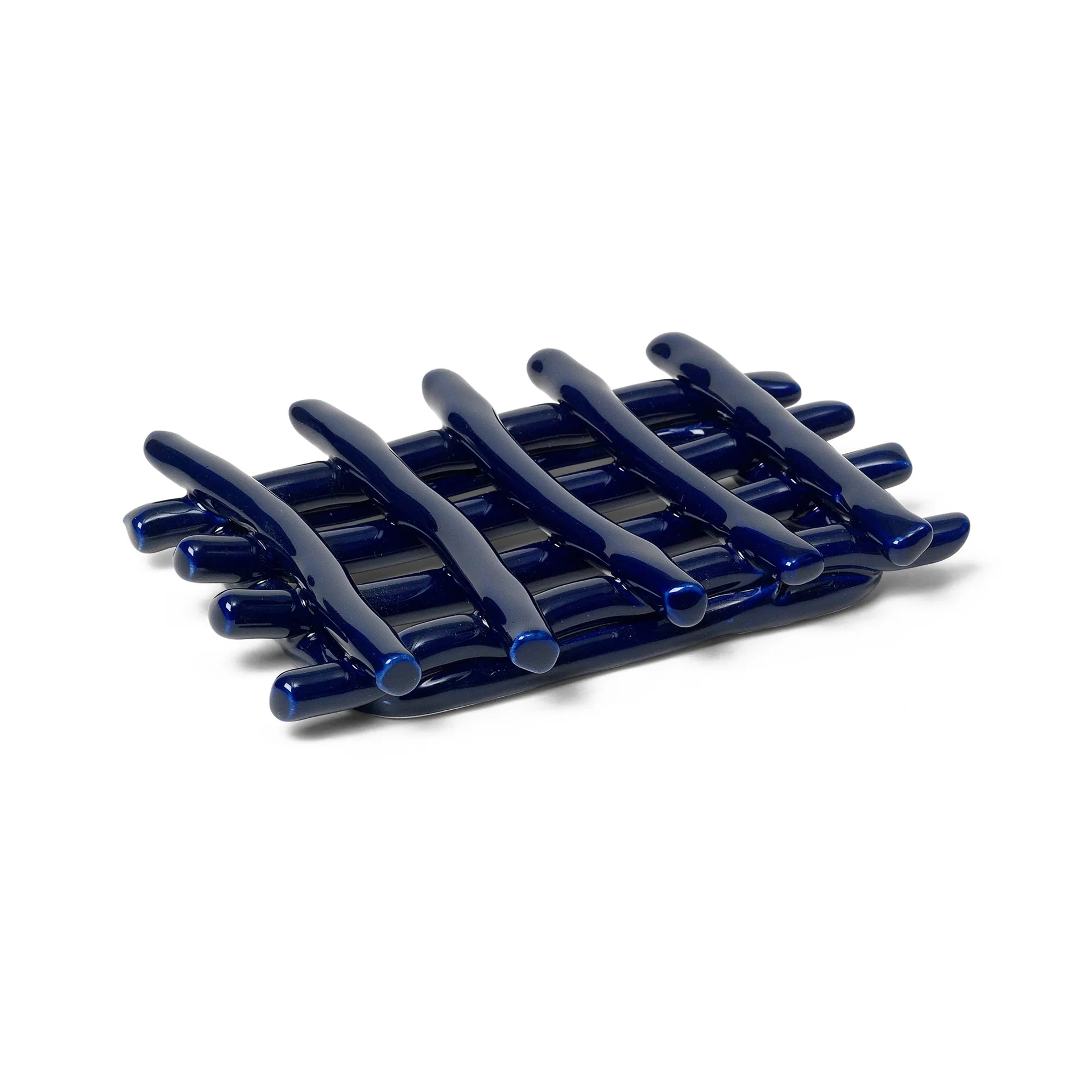 Ferm Living Porte-savon Ceramic ,5 cm Bleu