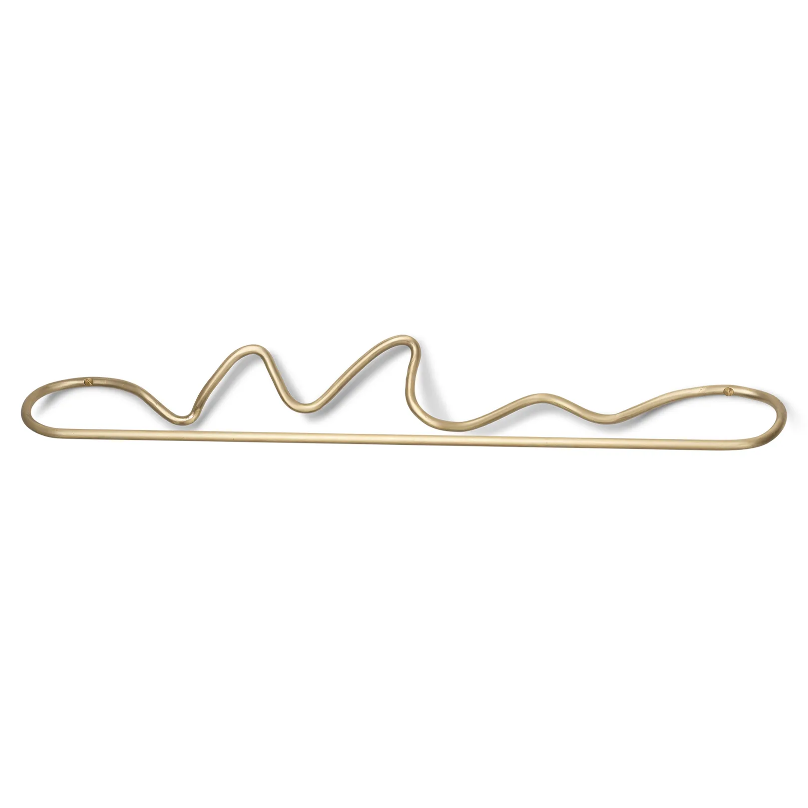 Ferm Living Porte-serviettes Curvature Laiton