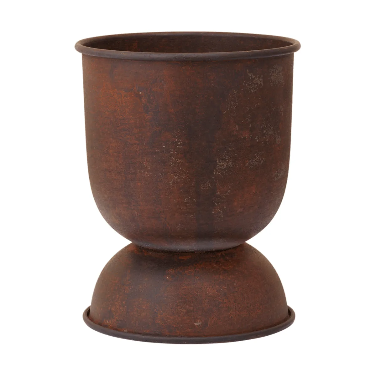Ferm Living Pot Hourglass extra small Ø Rouille