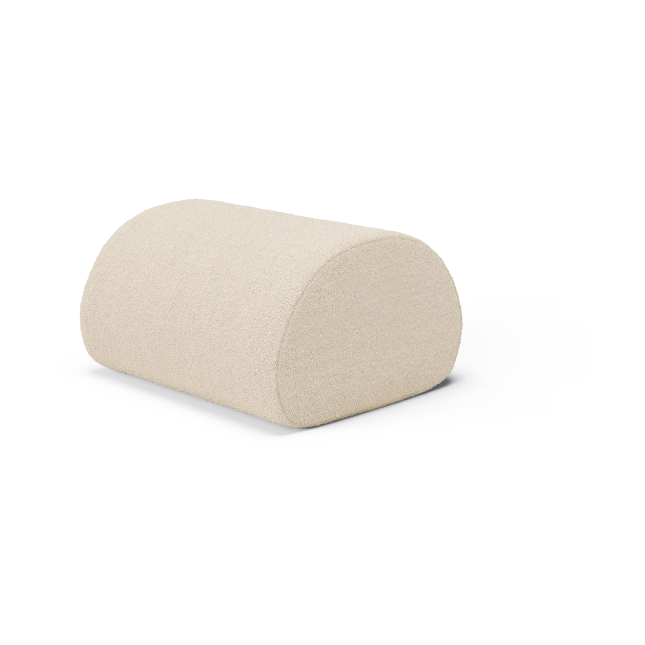Ferm Living Pouf Rouli pure bouclé Off-white