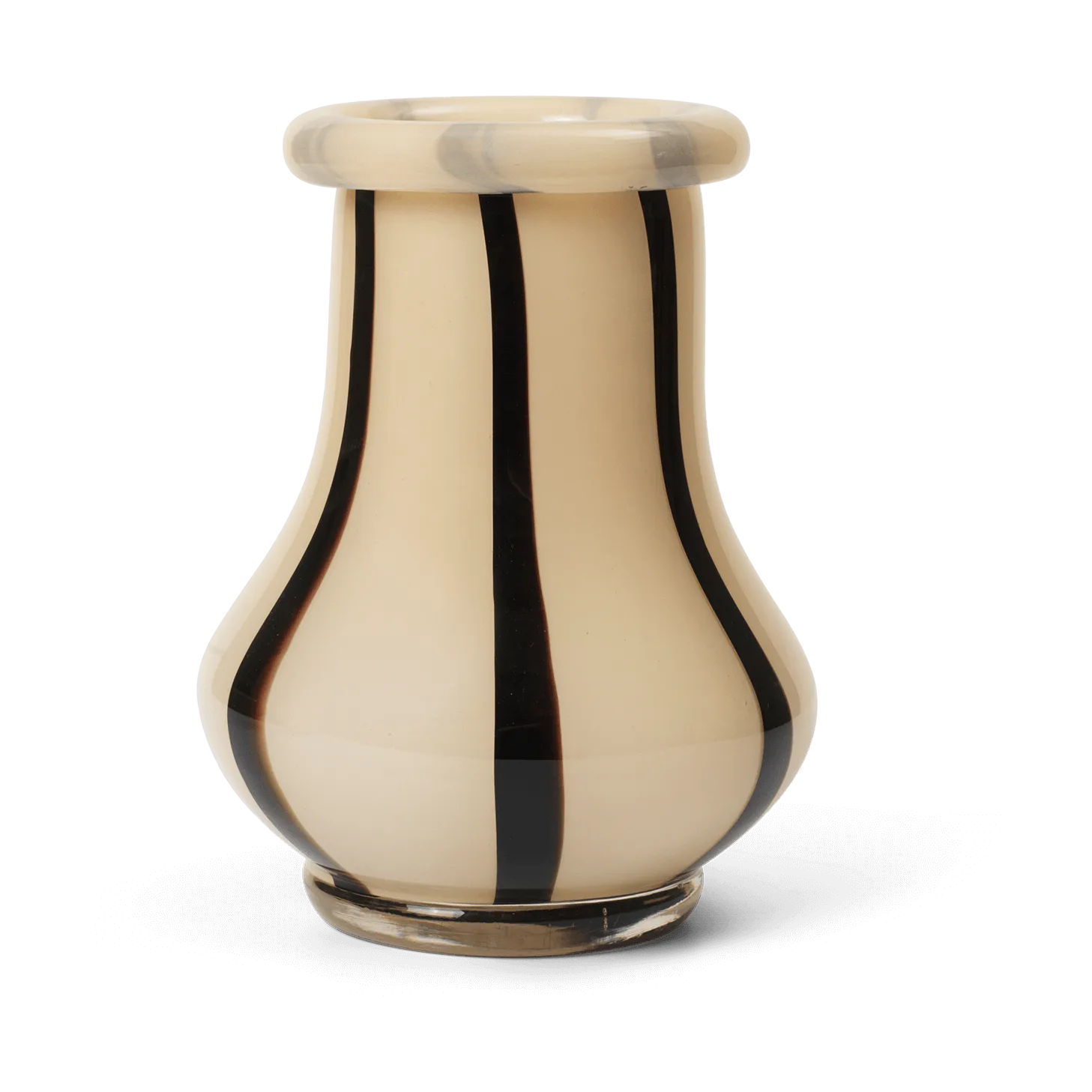 Ferm Living Riban vase 19 cm Cream