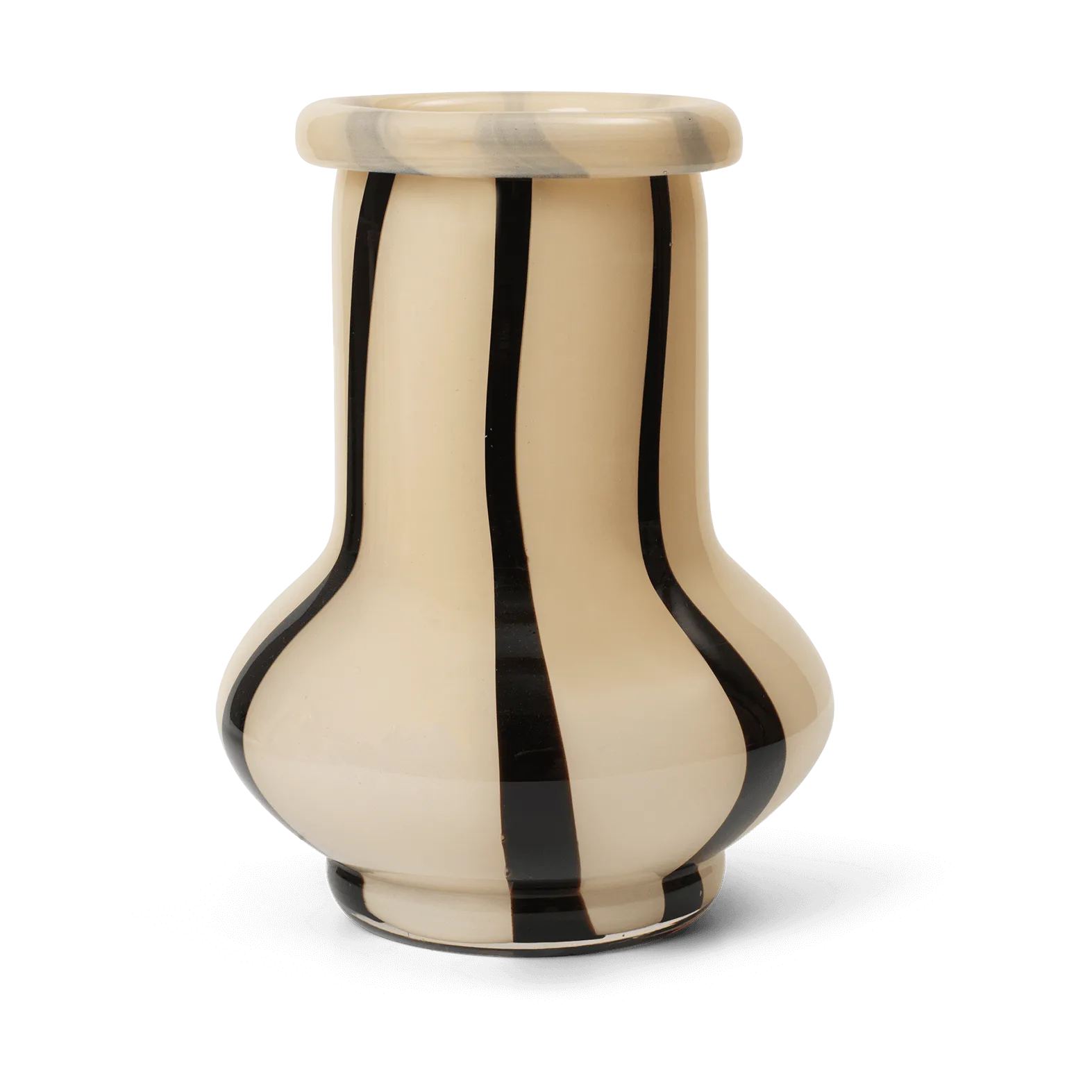 Ferm Living Riban vase 24 cm Cream
