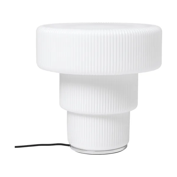 Ripple bordslampa, White, Ø28x28 cm