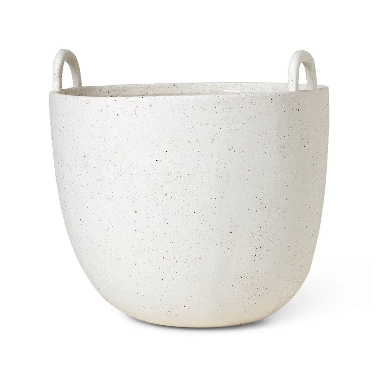 Ferm Living Speckle krukke &Oslash;30 cm Off white