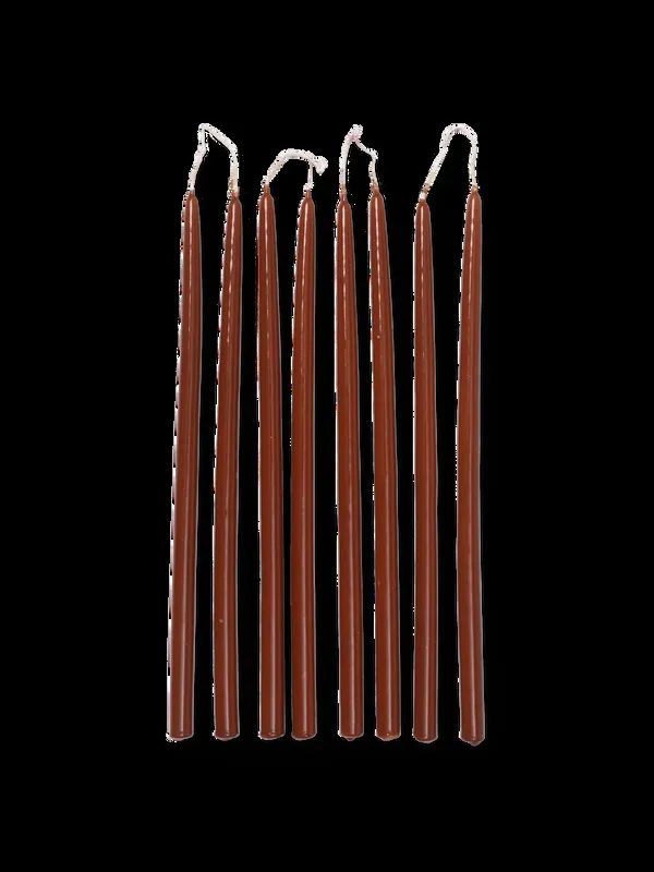 Spike ljus Smala 28 cm 8-pack, Rost