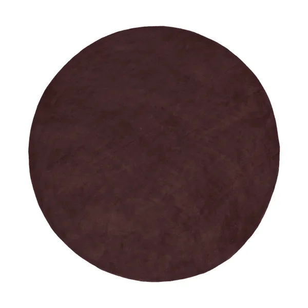 Stille tuftad matta rund, Dark pecan, Ø240 cm