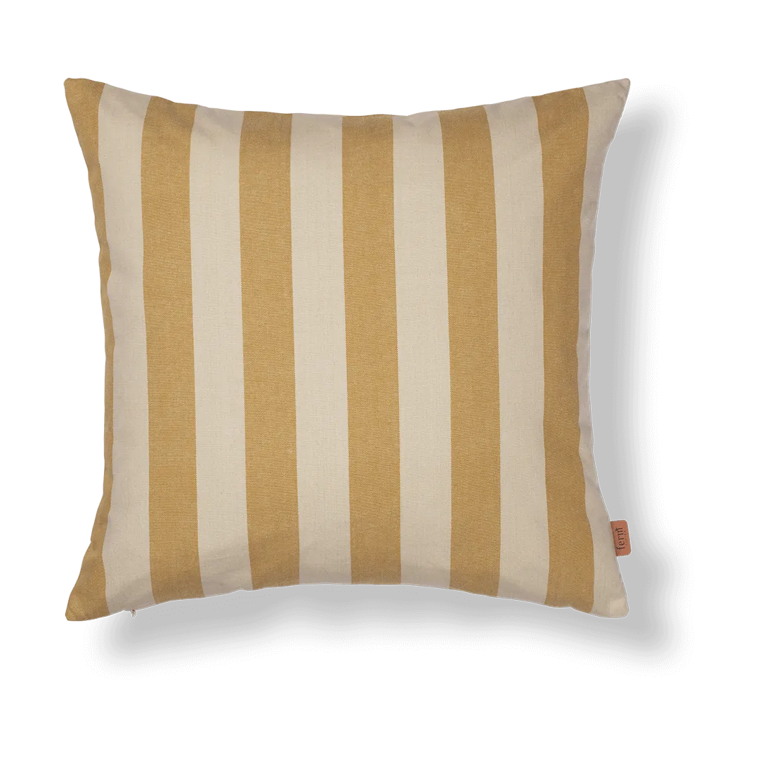 Ferm Living Strand outdoor pudebetræk 50x50 cm Warm yellow-parchment