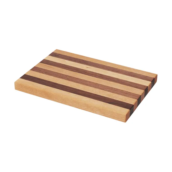 Stribe skärbräda bold 25x36 cm, Walnut-oak
