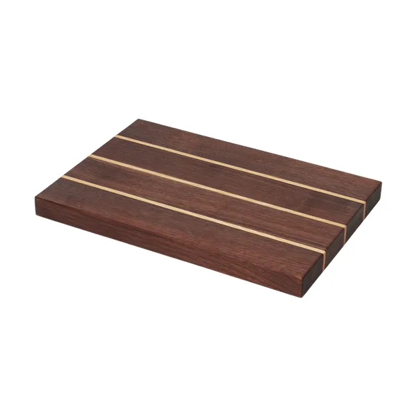 Stribe skärbräda fine 25x36 cm, Walnut-ash