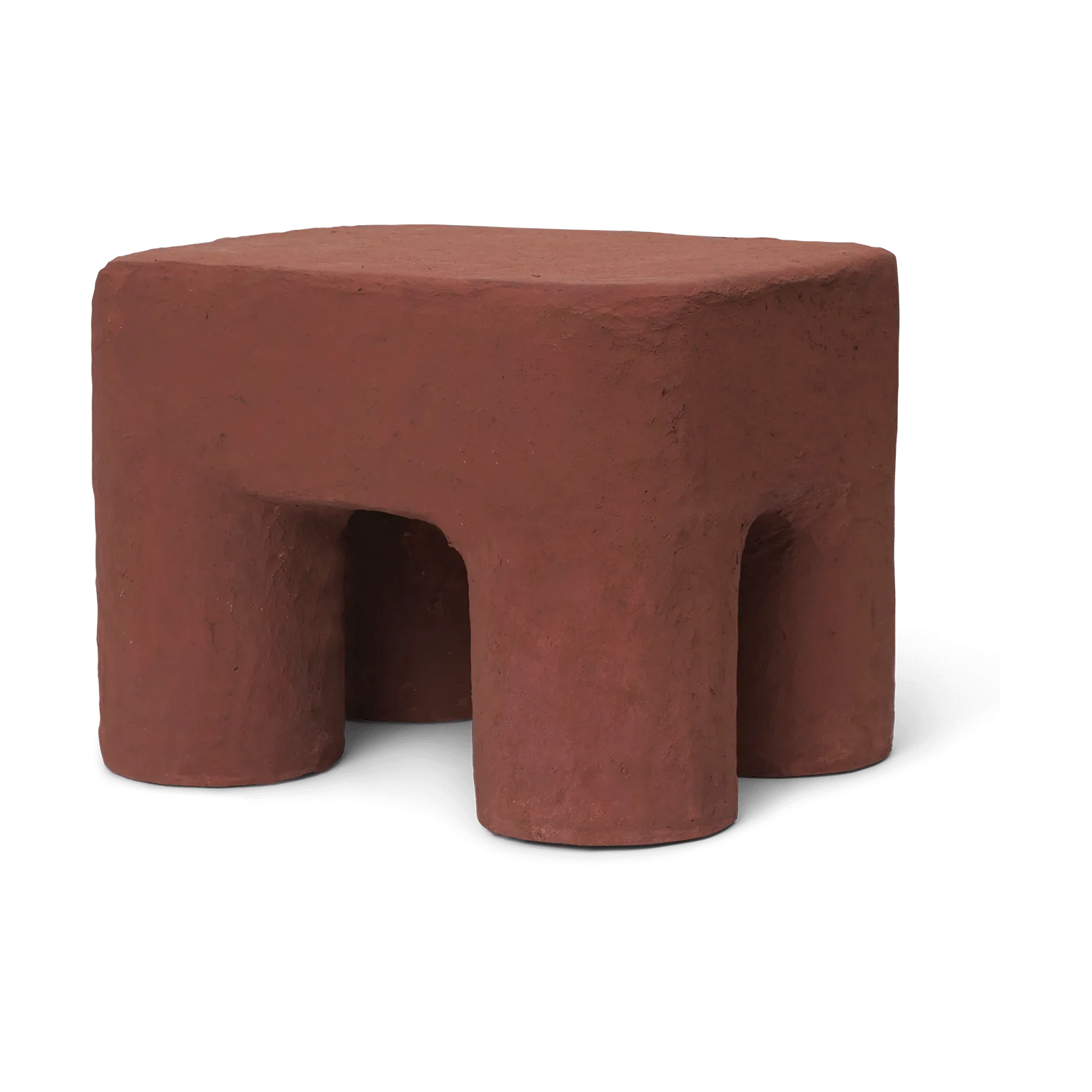 Ferm Living Tabouret Podo Red Brown