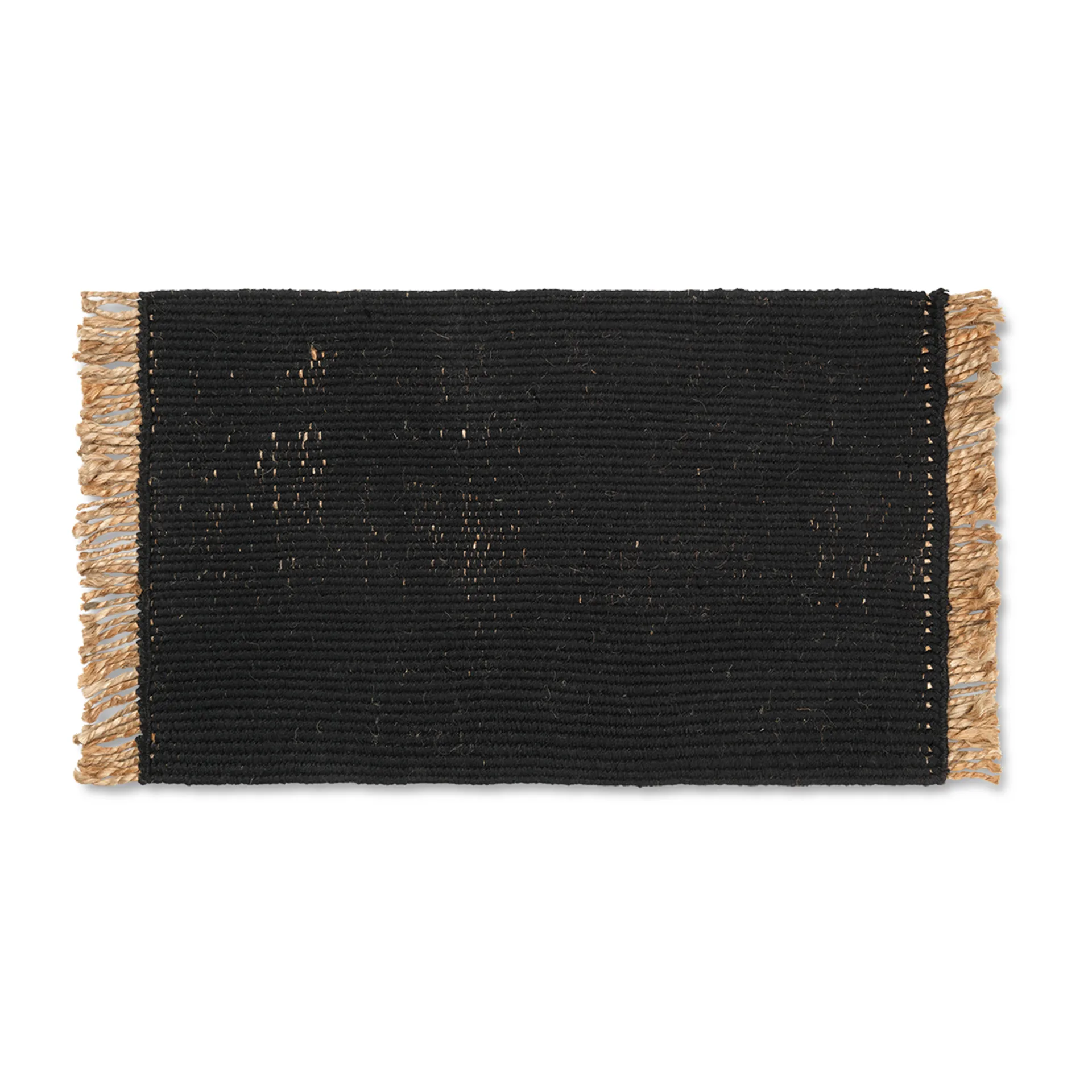 Ferm Living Tapis de porte Block cm Black-natural