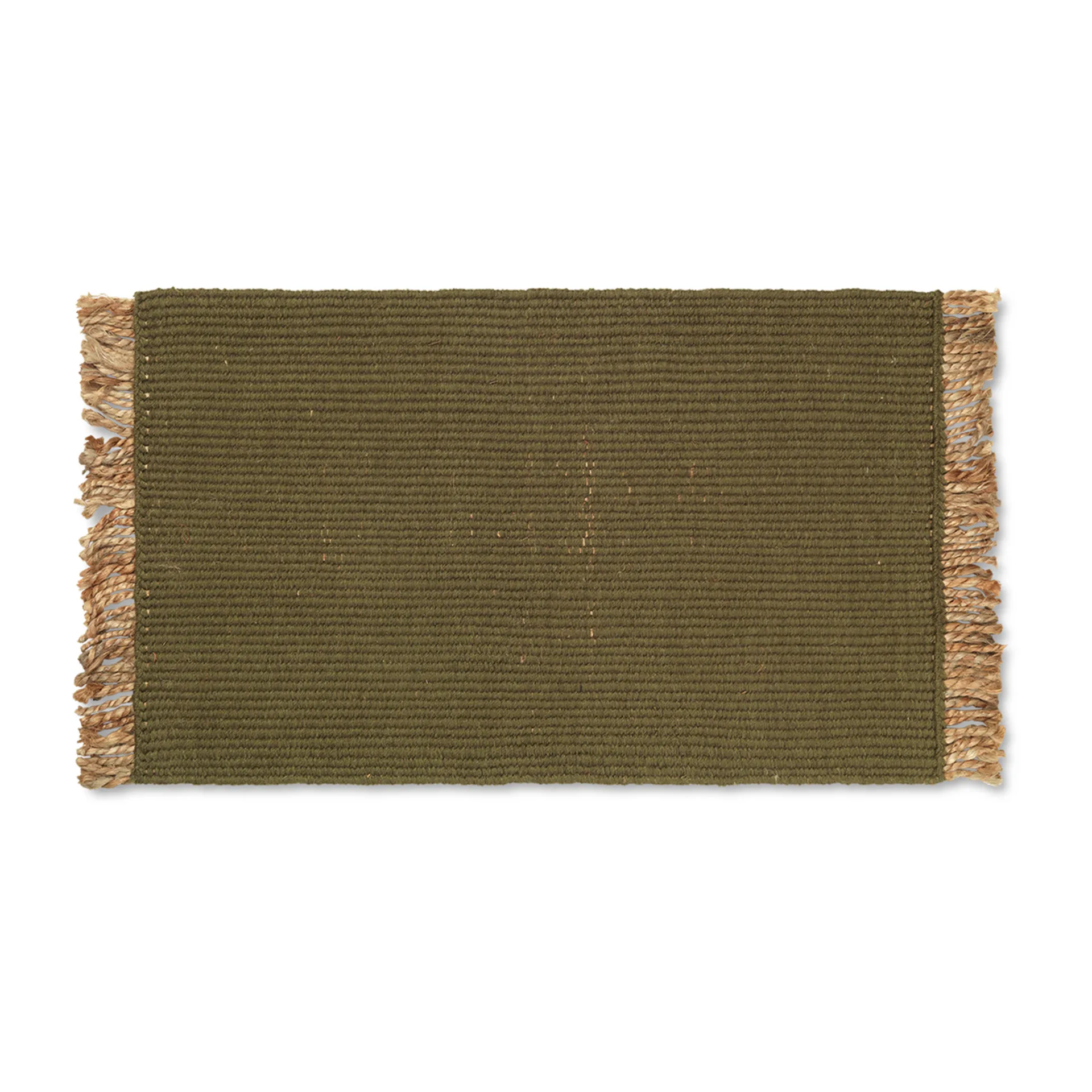 Ferm Living Tapis de porte Block cm Olive-natural