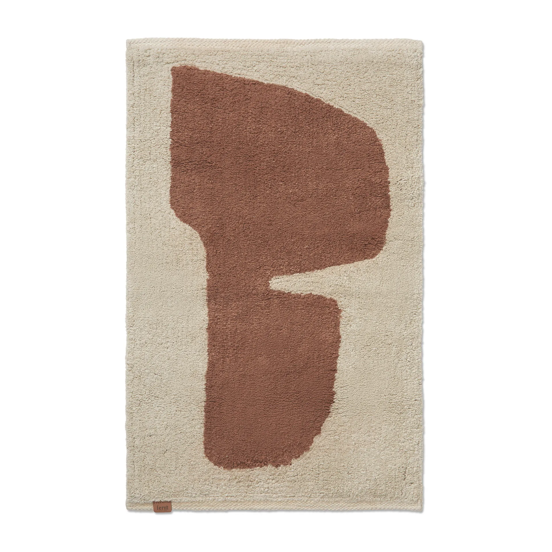 Ferm Living Tapis de salle de bain Lay cm Parchment-rust