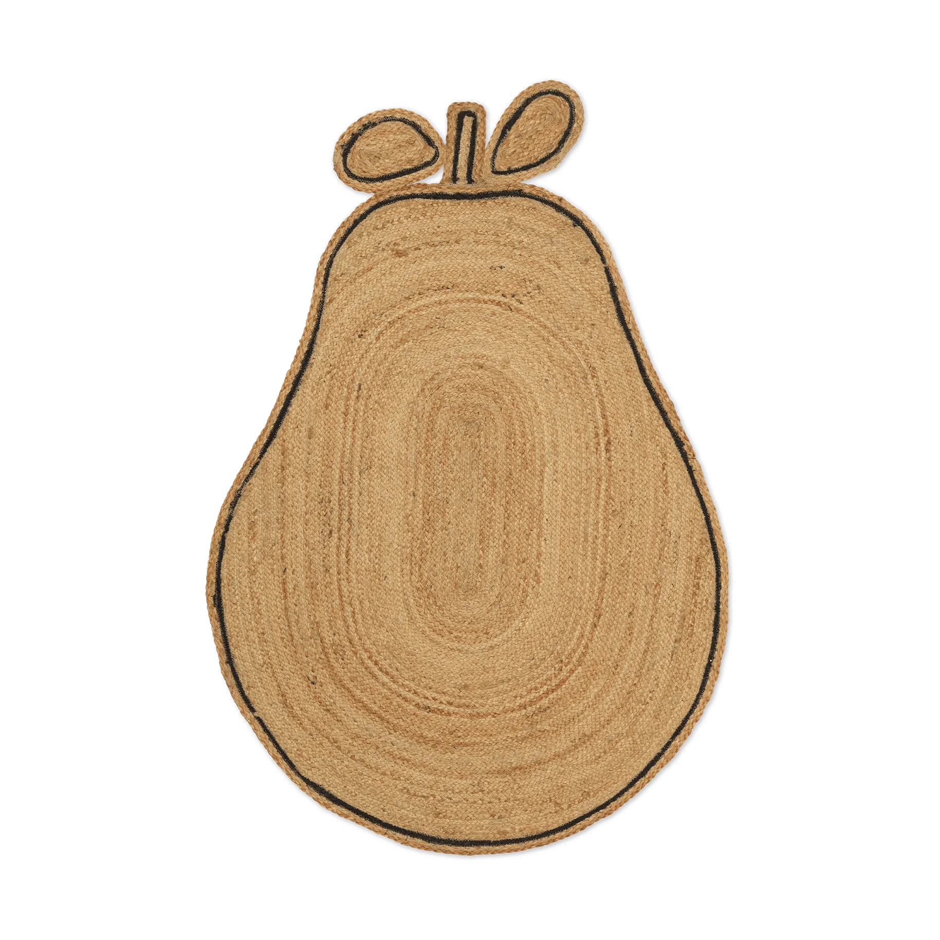 Ferm Living Tapis en jute Pear braided Naturel