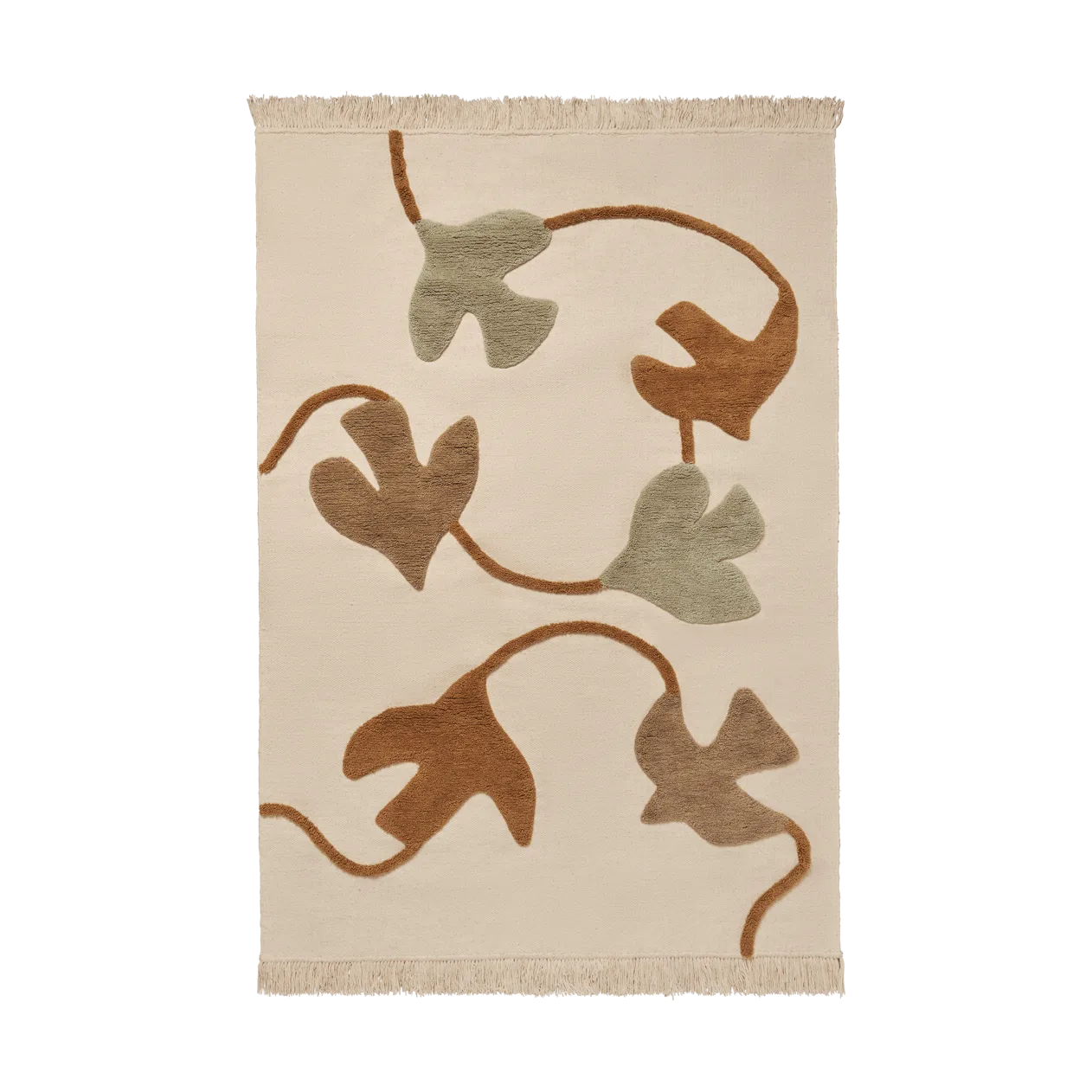 Ferm Living Tapis en laine Swif bird cm Multi