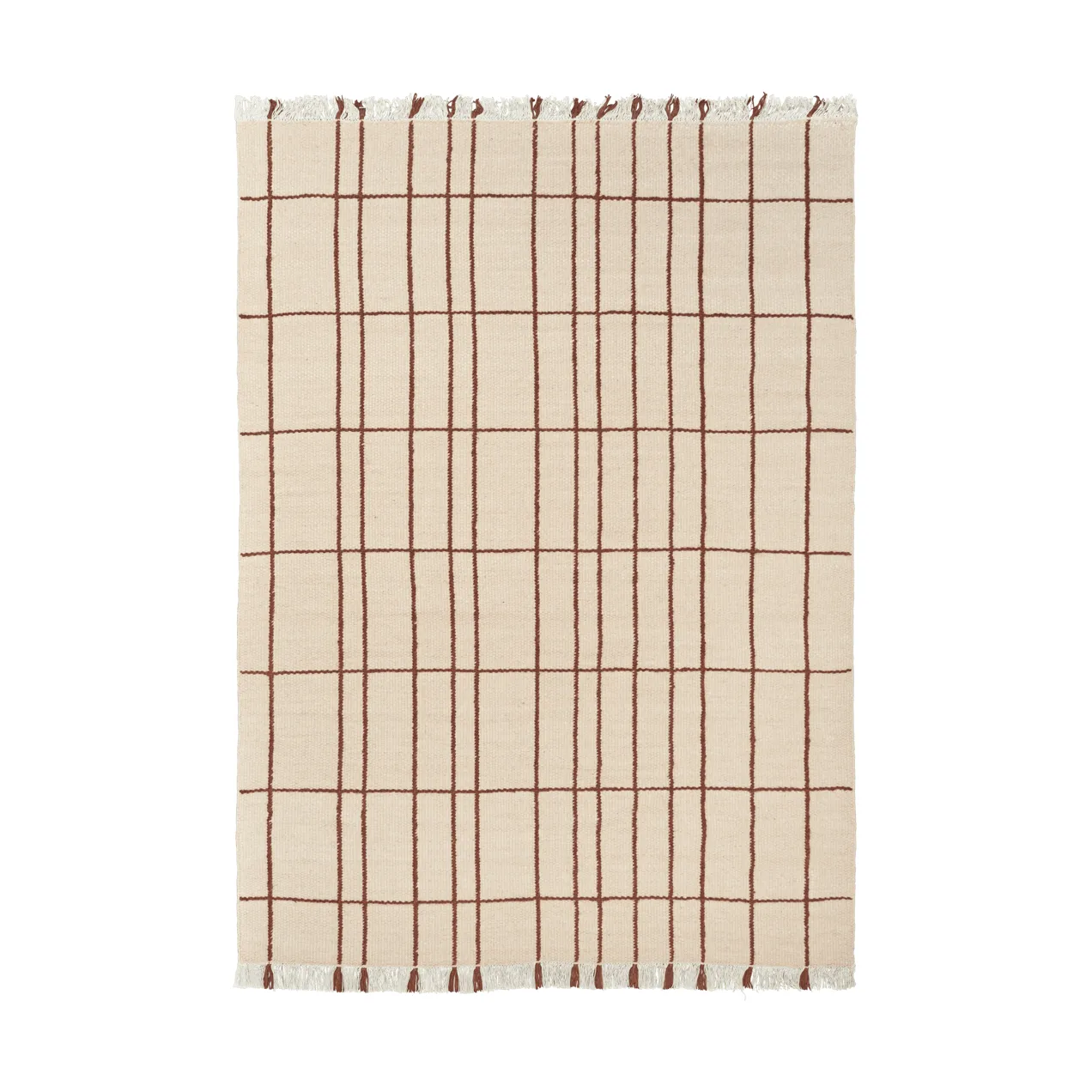Ferm Living Tapis Sen Parchment-chestnut, cm — vue 5