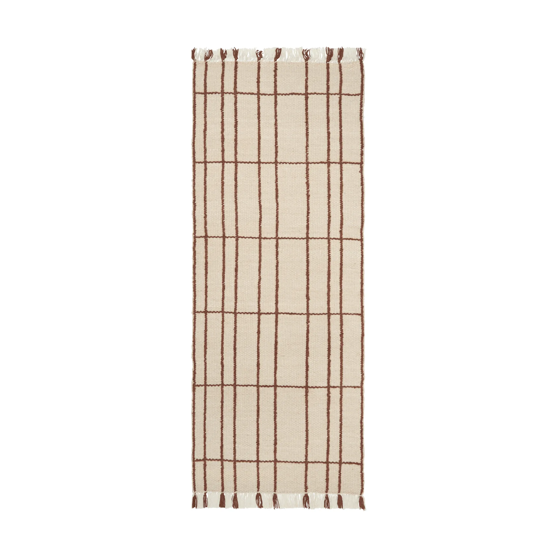 Ferm Living Tapis Sen Parchment-chestnut, cm