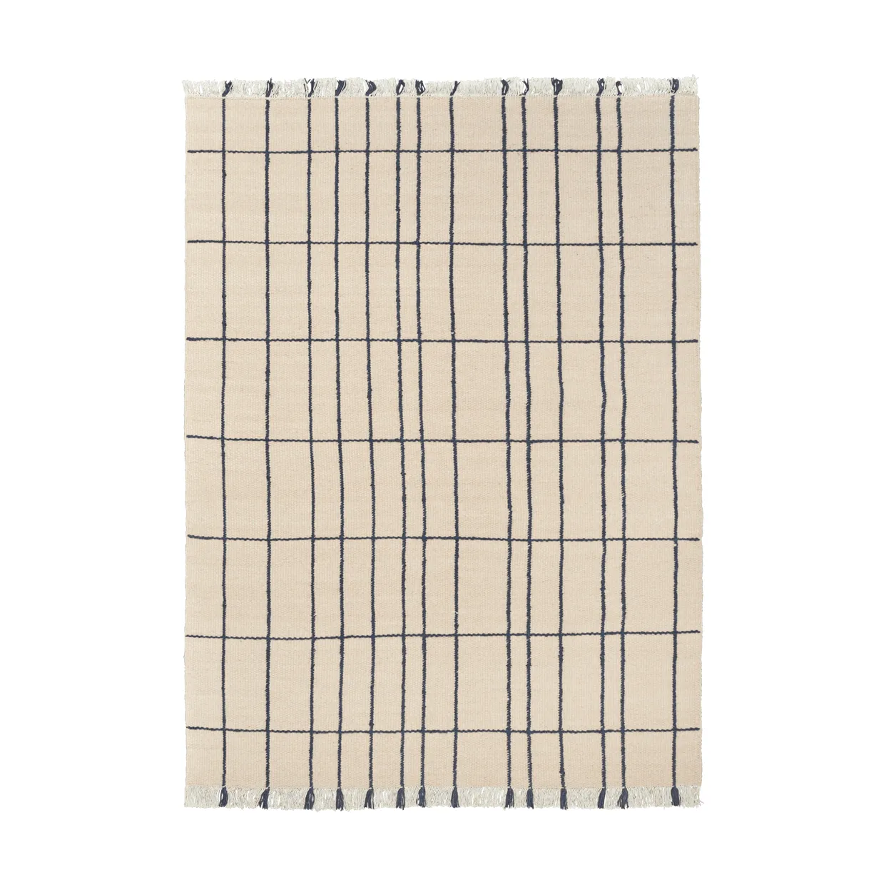 Ferm Living Tapis Sen Parchment-indigo, cm — vue 5