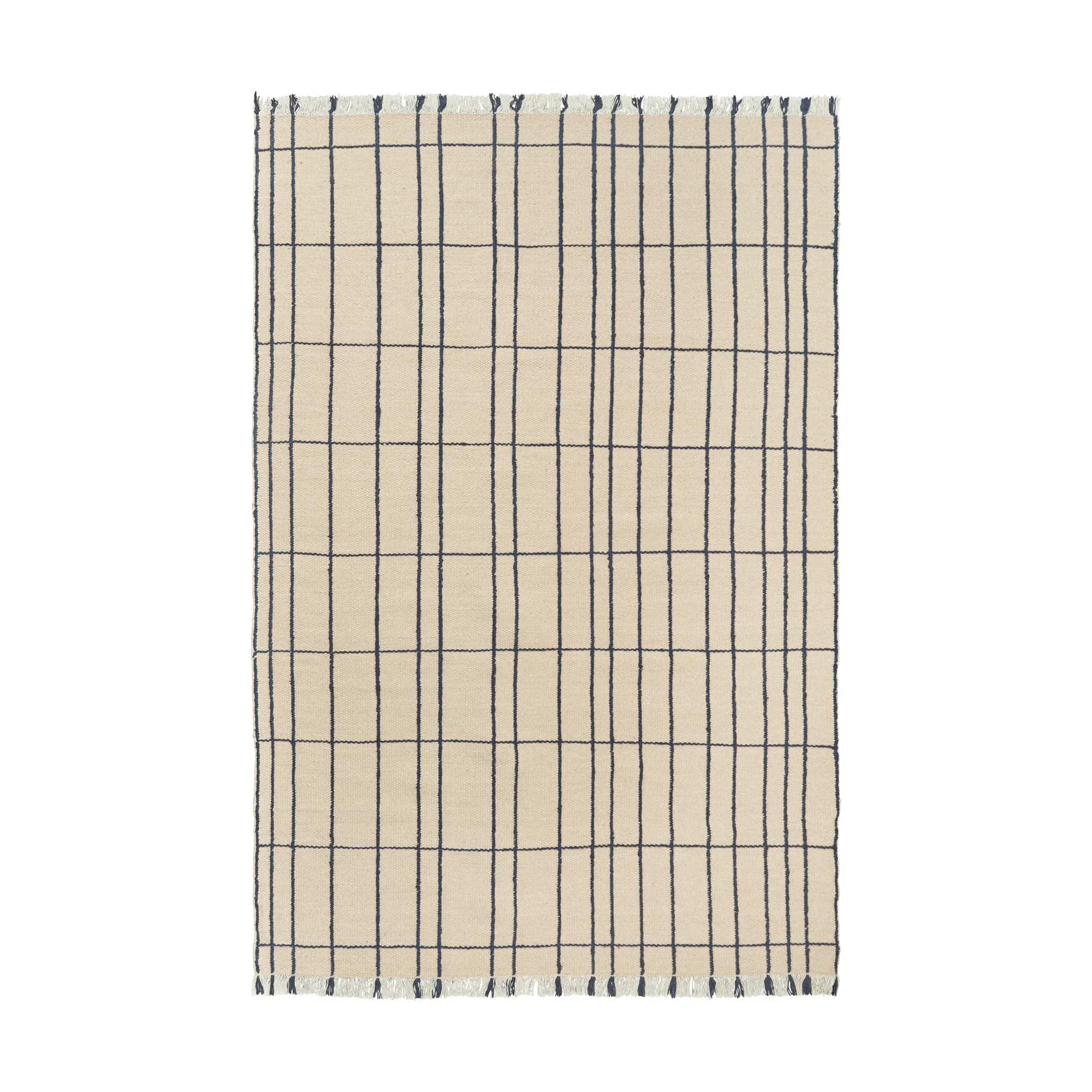 Ferm Living Tapis Sen Parchment-indigo, cm — vue 3