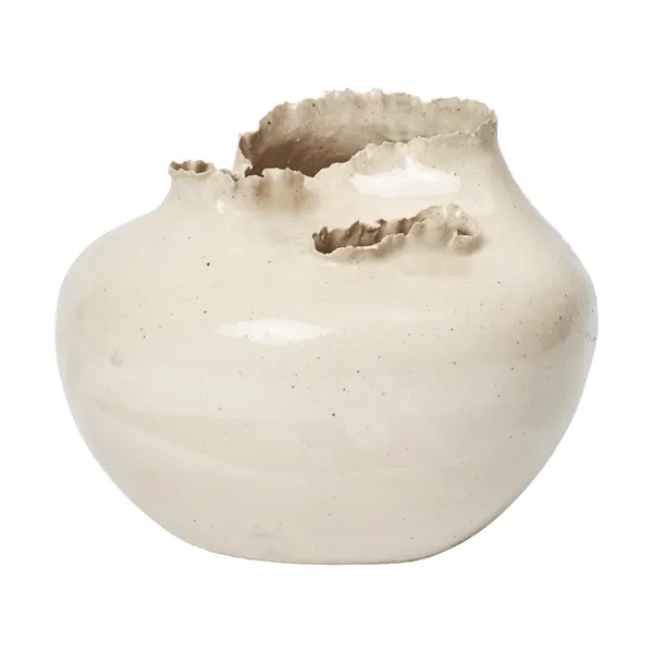 Tereo vas, Off-white speckle, 18 cm