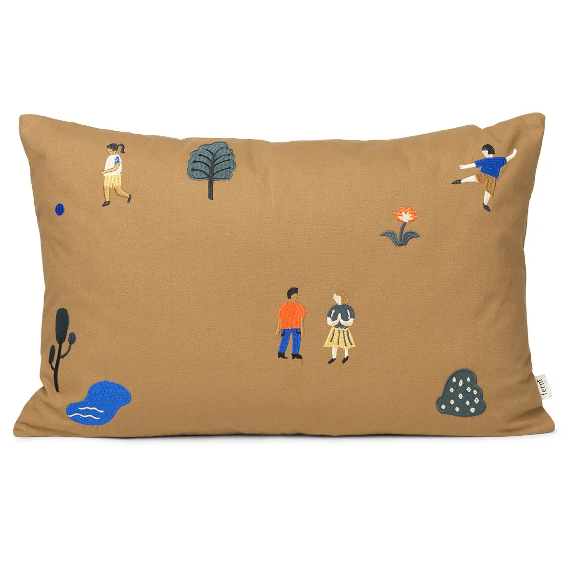Ferm Living The Park kudde 40×60 cm Sugar kelp
