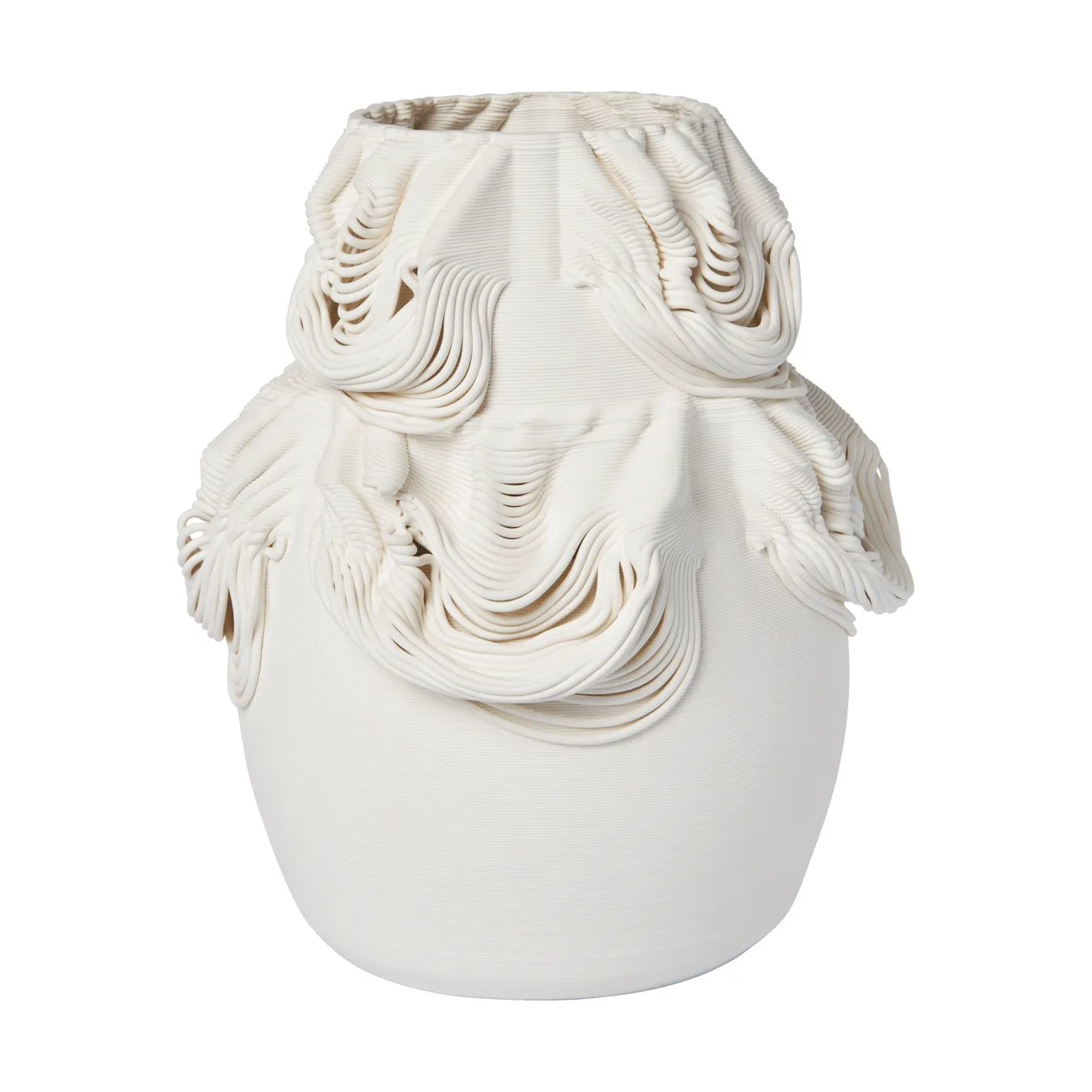Ferm Living Vase Drisca Off-white