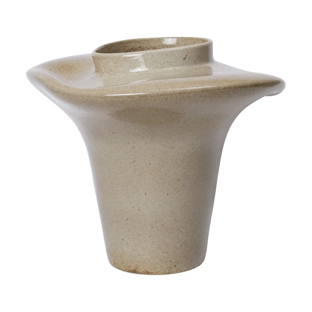 Ferm Living Vase Evio Vert orme, Ø35x53 cm