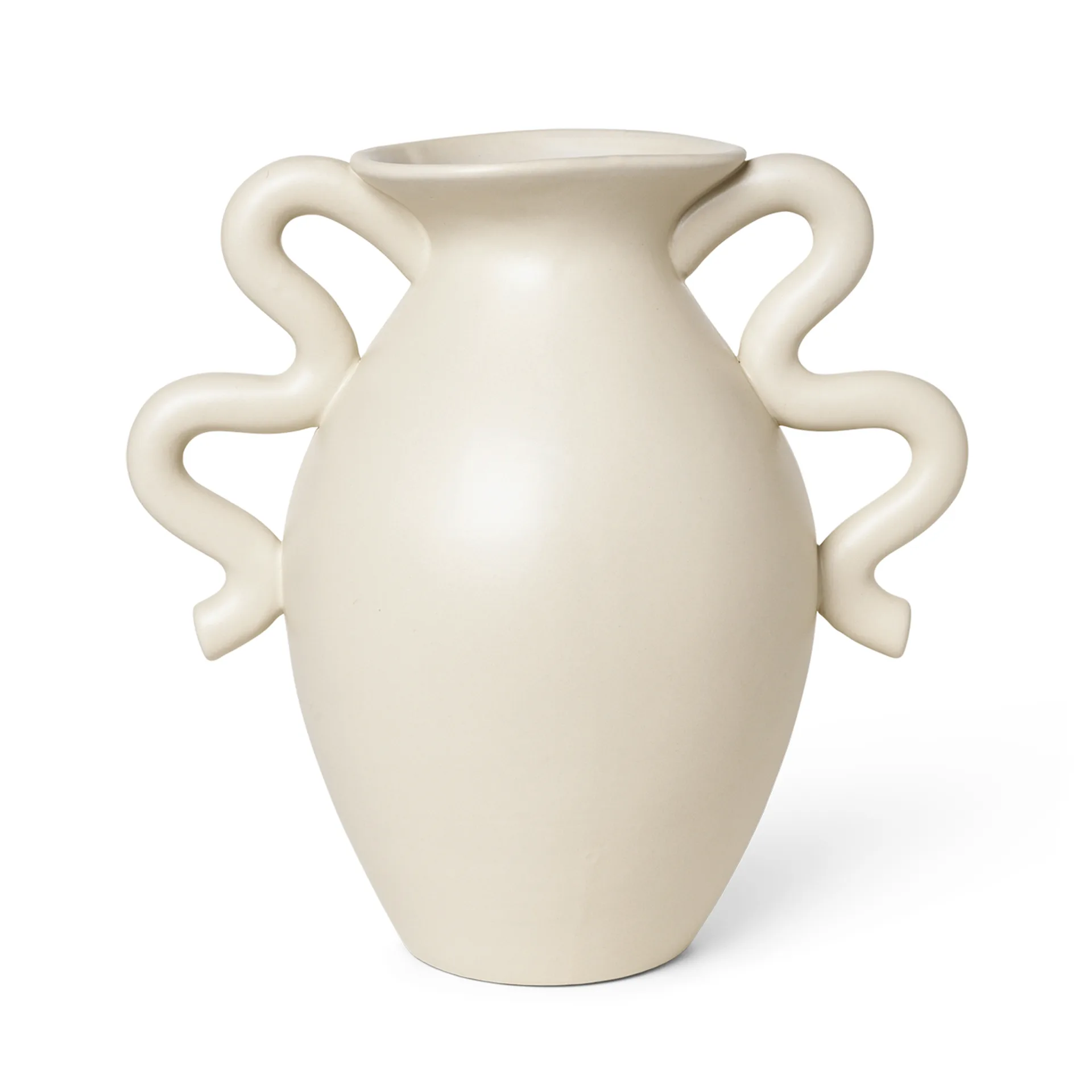 Ferm Living Verso vase 27 cm Cream