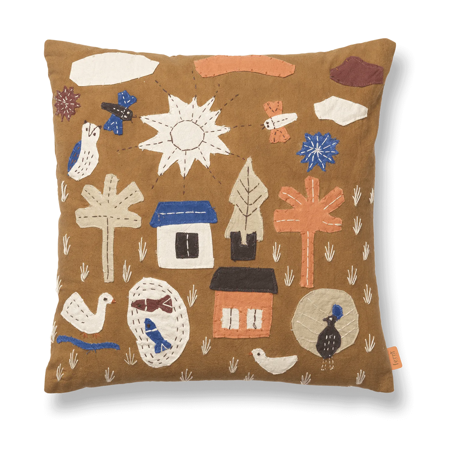 Ferm Living Village pude 40x40 cm Sugar Kelp
