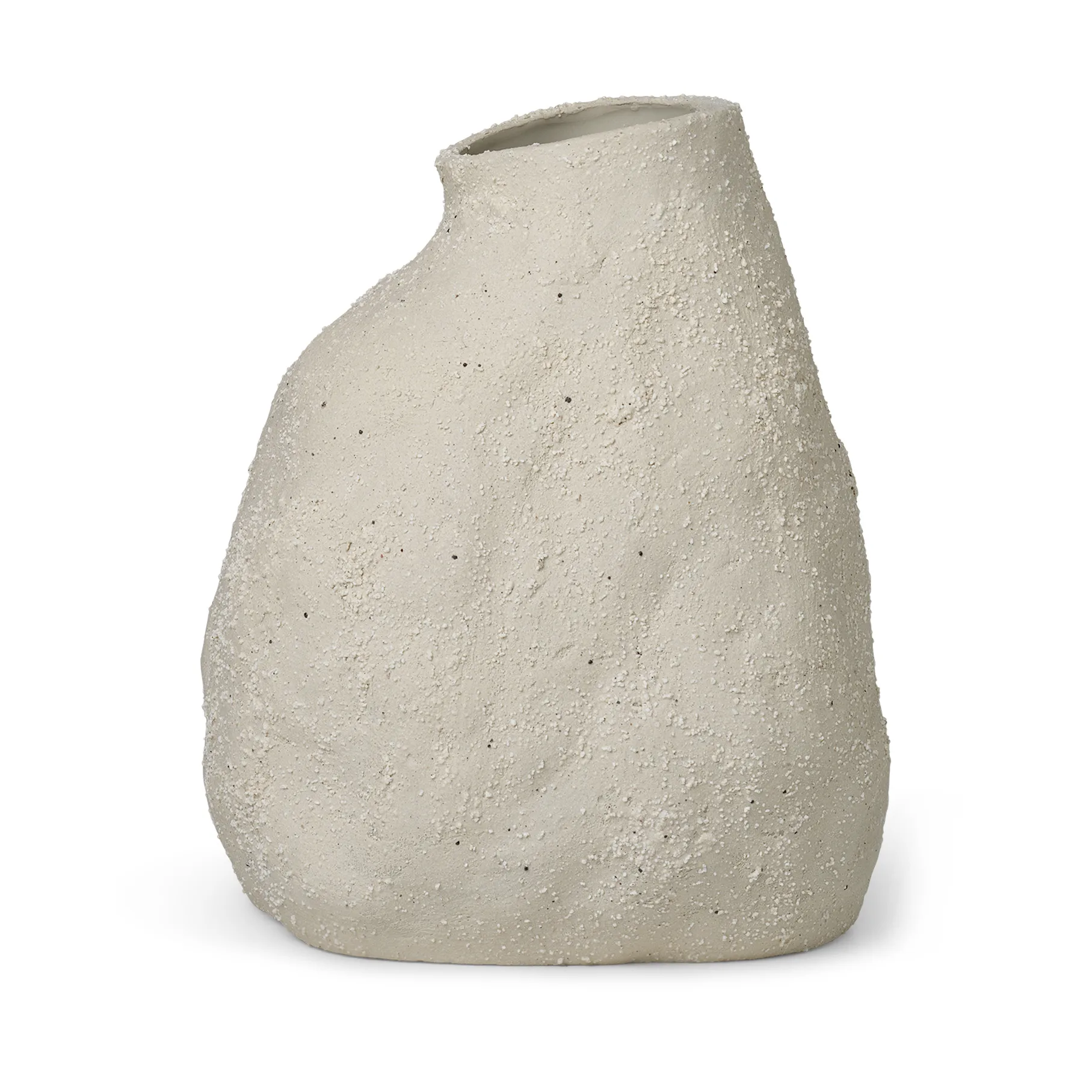 Ferm Living, Vulca Vase - Medium - Off-white Stone