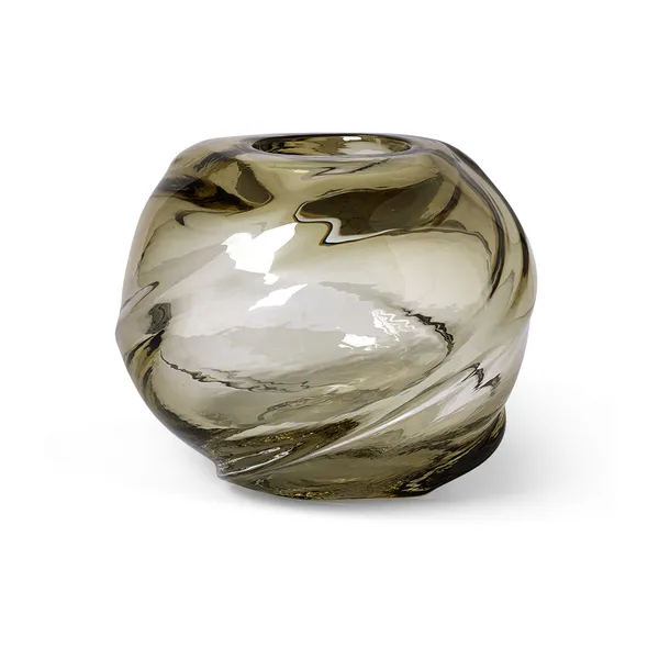 Water Swirl vas rund Ø21 cm, Light