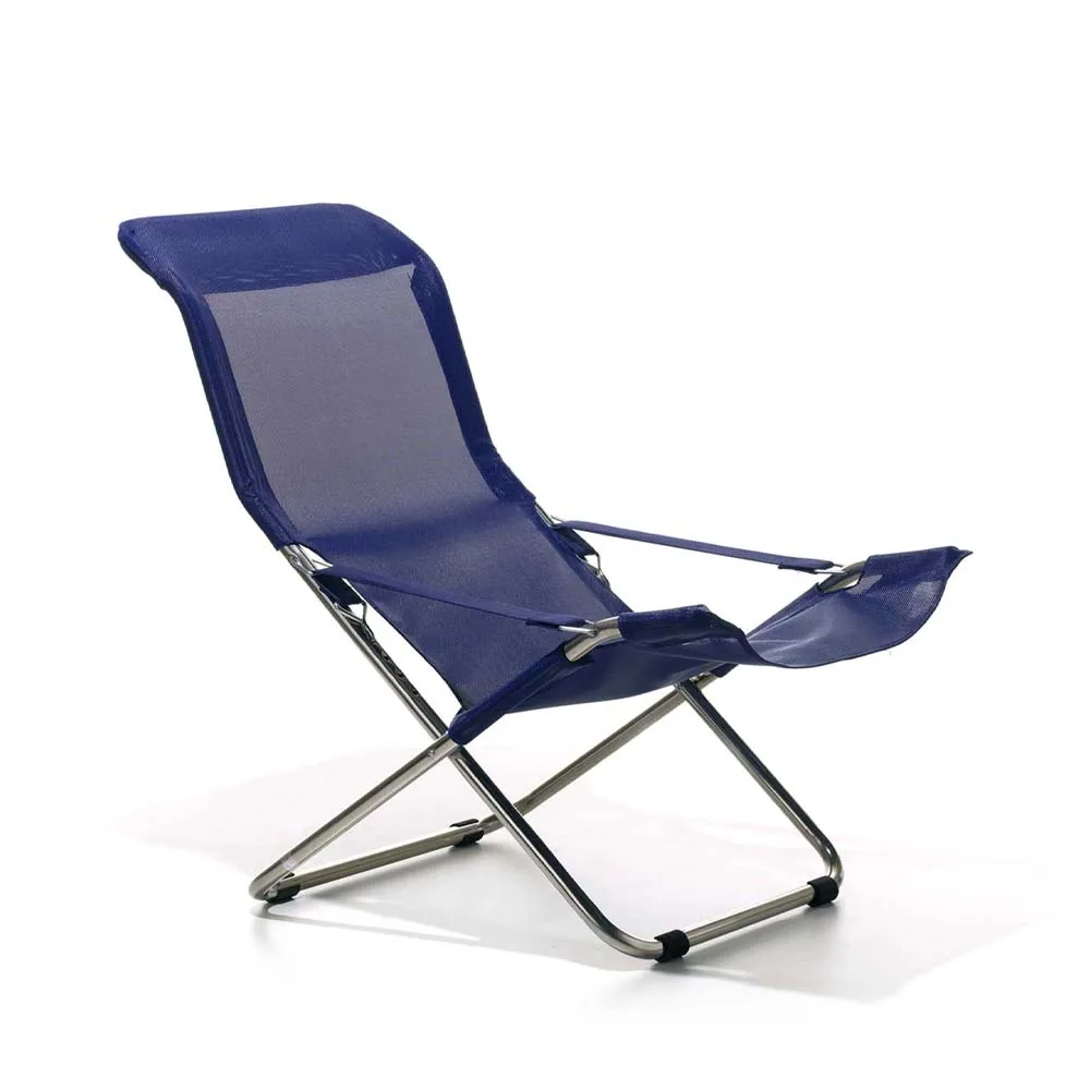 Fiam Chaise longue Fiesta Navy
