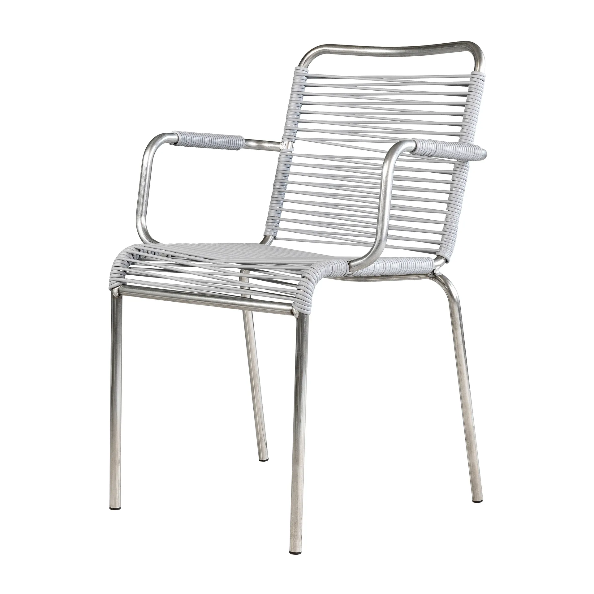 Fiam Fauteuil Mya aluminium Grey