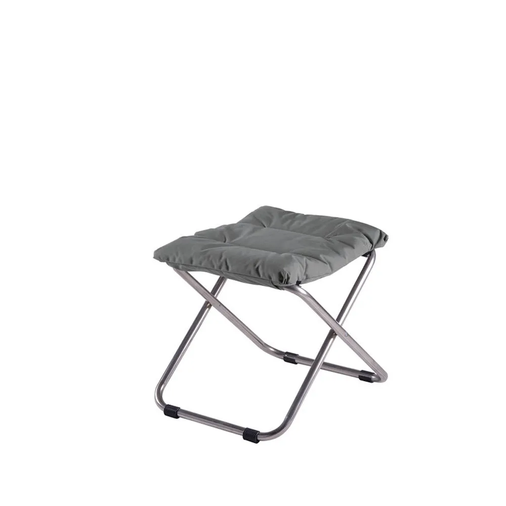 Fiam Tabouret Chico Soft Anthracite-support en aluminium