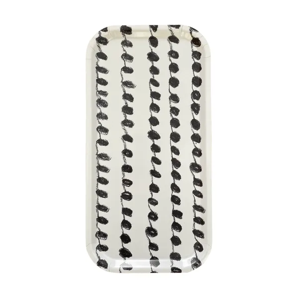 Dot bricka 22x43 cm, Black