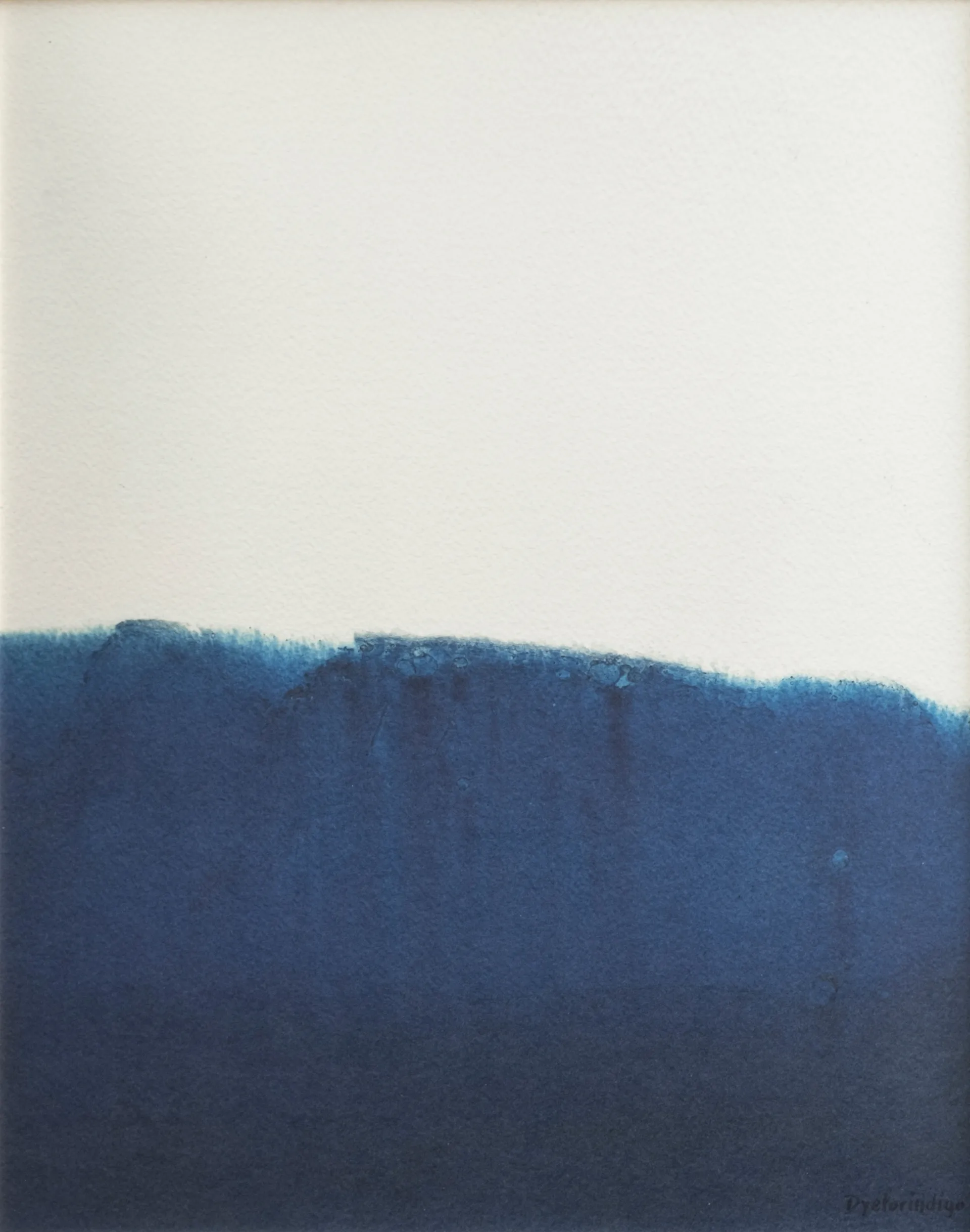 Fine Little Day Dyeforindigo ocean 1 plakat 40x50 cm Blå/Hvid billede