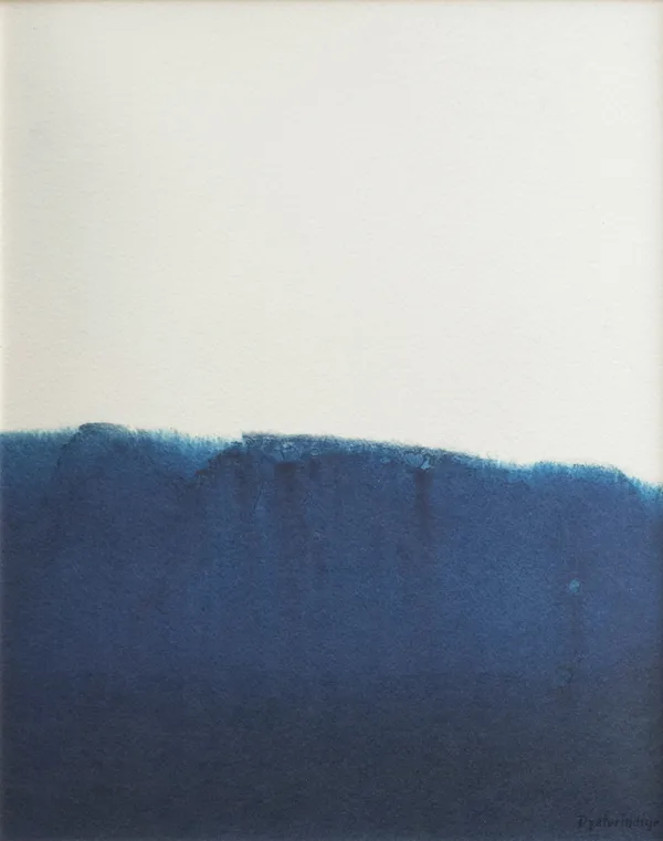 Dyeforindigo ocean 1 poster 40x50 cm, Blå