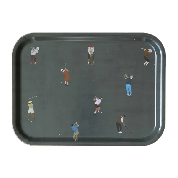 Golfers bricka, 20x27 cm