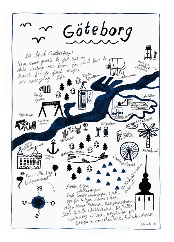 Göteborg poster, 50x70 cm