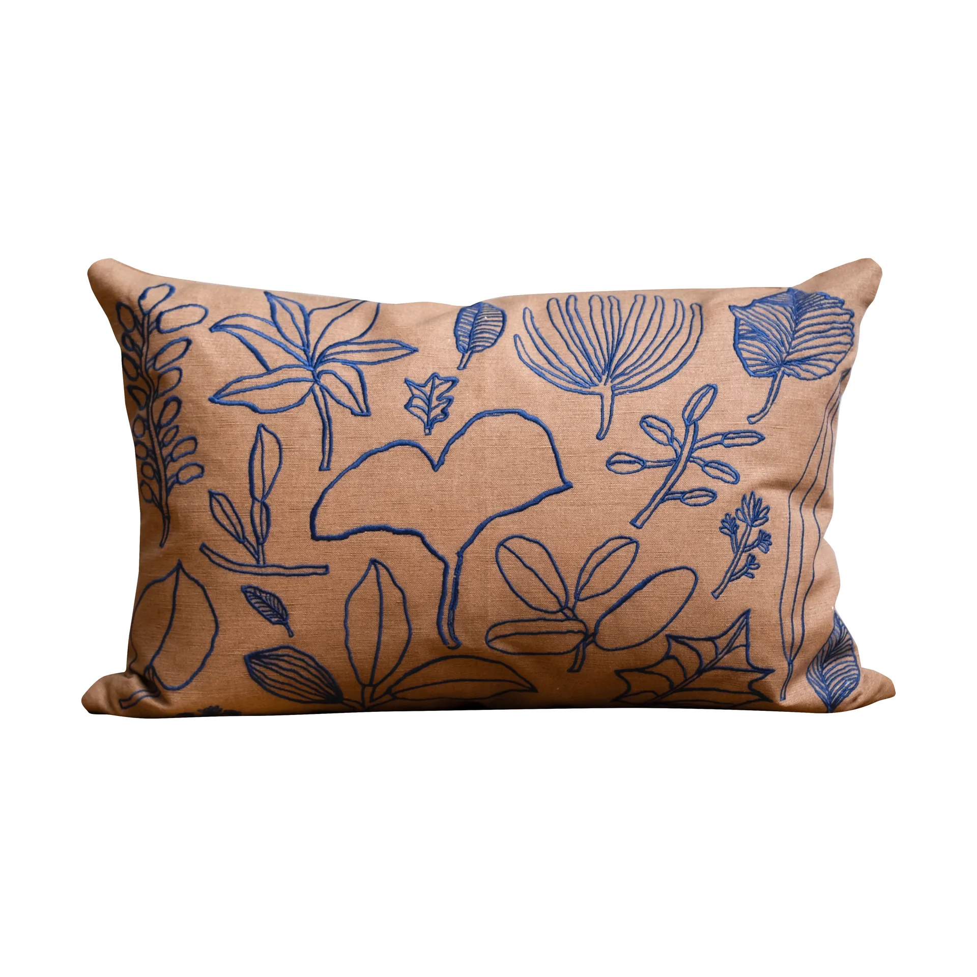 Fine Little Day Housse de coussin Botanic cm Brown-blue