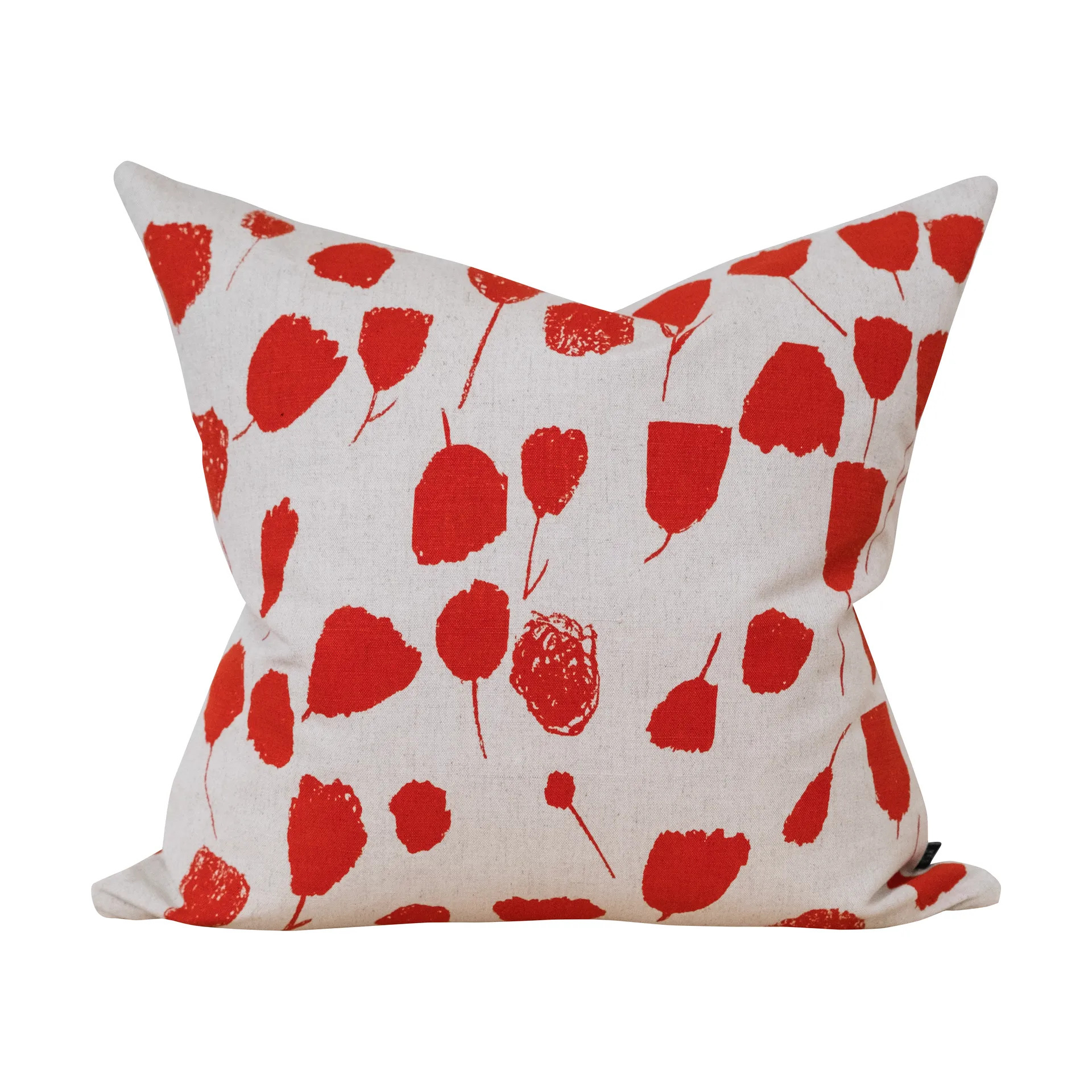 Fine Little Day Housse de coussin Bouquet cm Nature-poppy red