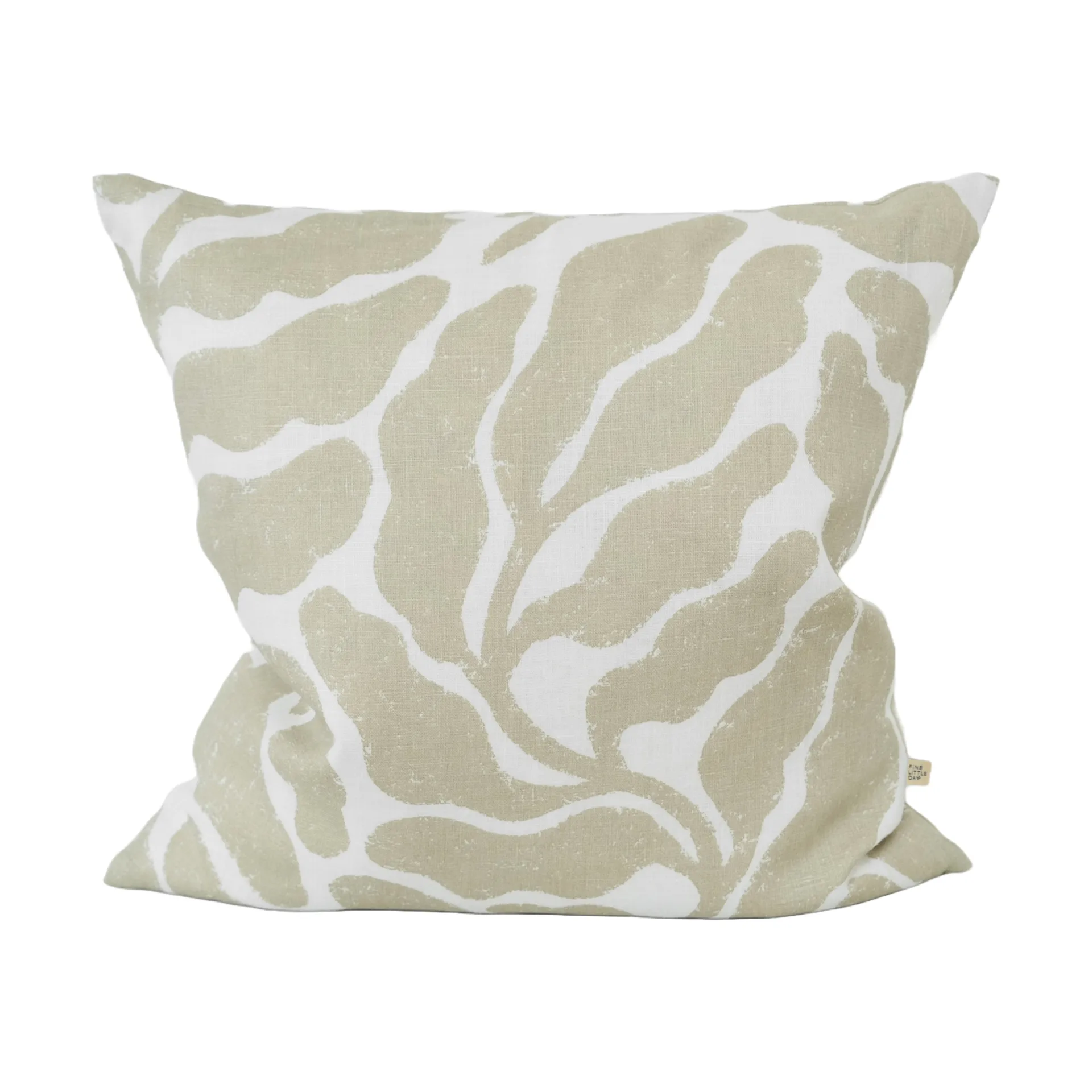 Fine Little Day Housse de coussin Leaves cm Sand