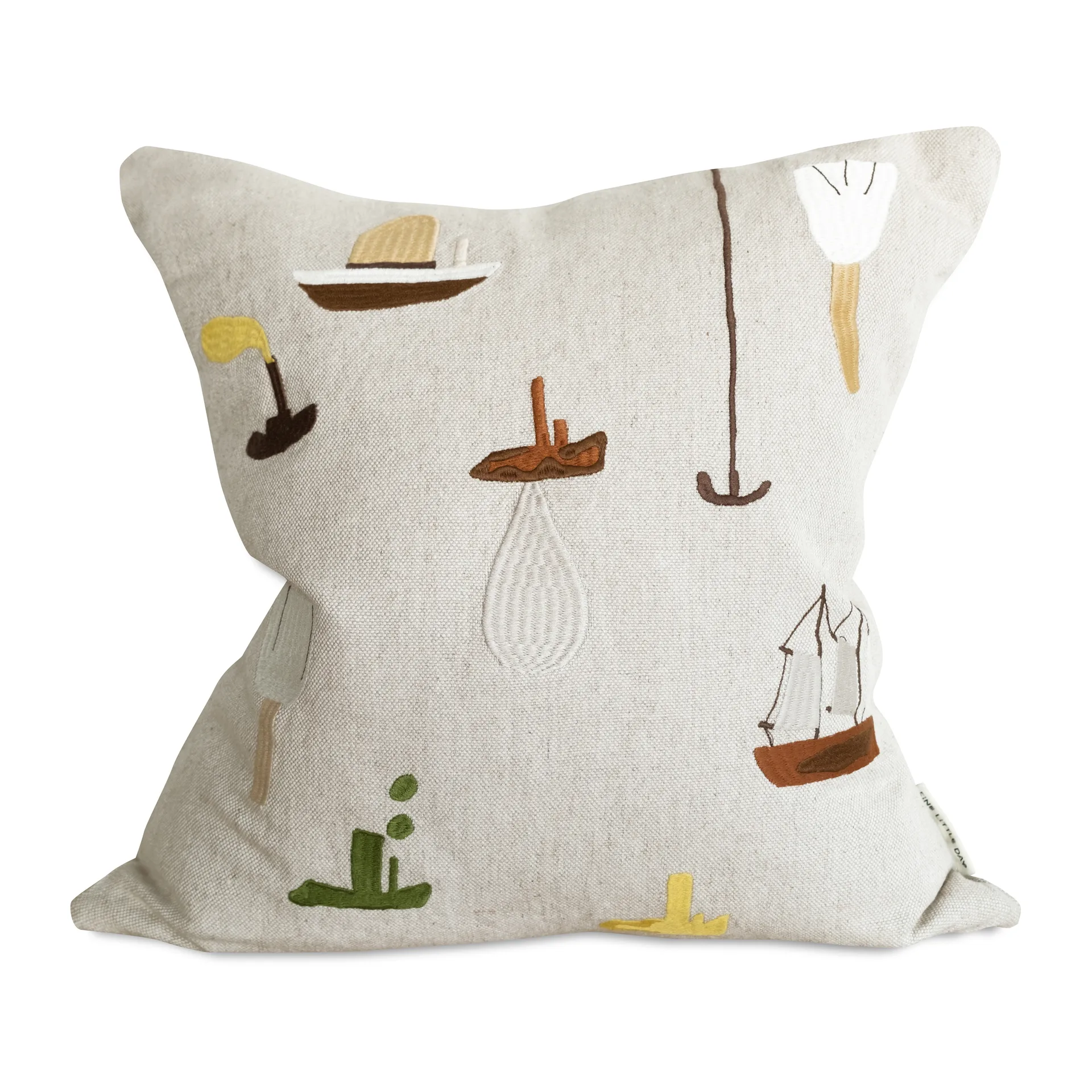 Fine Little Day Housse de coussin Sail With Me cm Gris