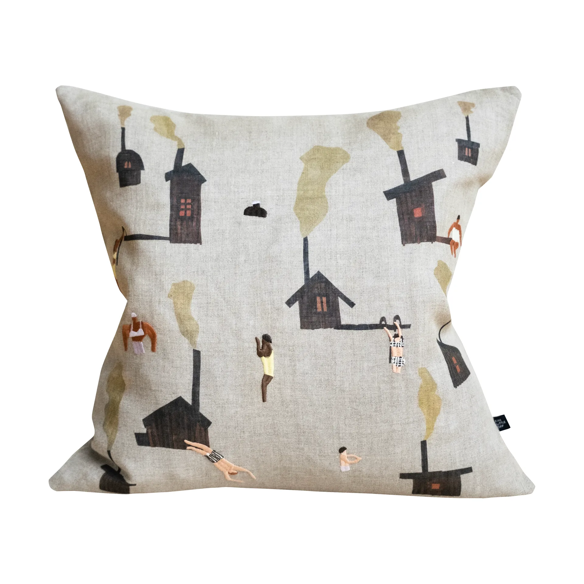 Fine Little Day Housse de coussin Sauna cm Beige