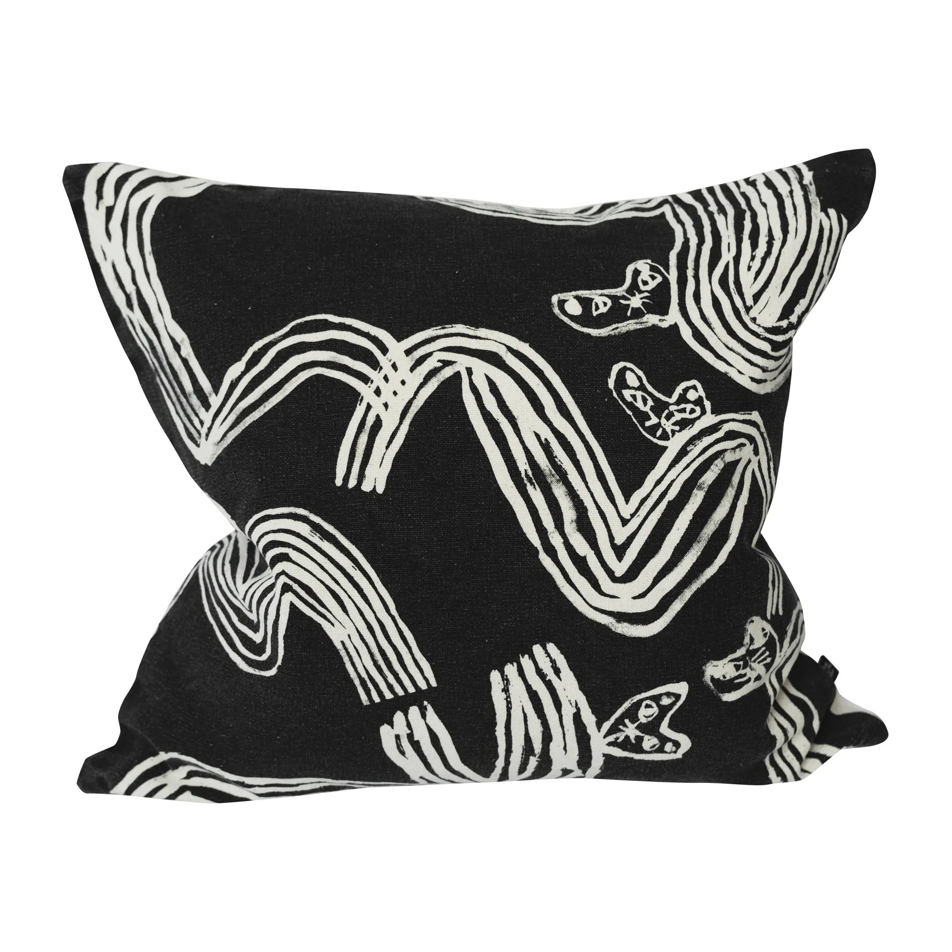 Fine Little Day Housse de coussin Tigre cm Noir