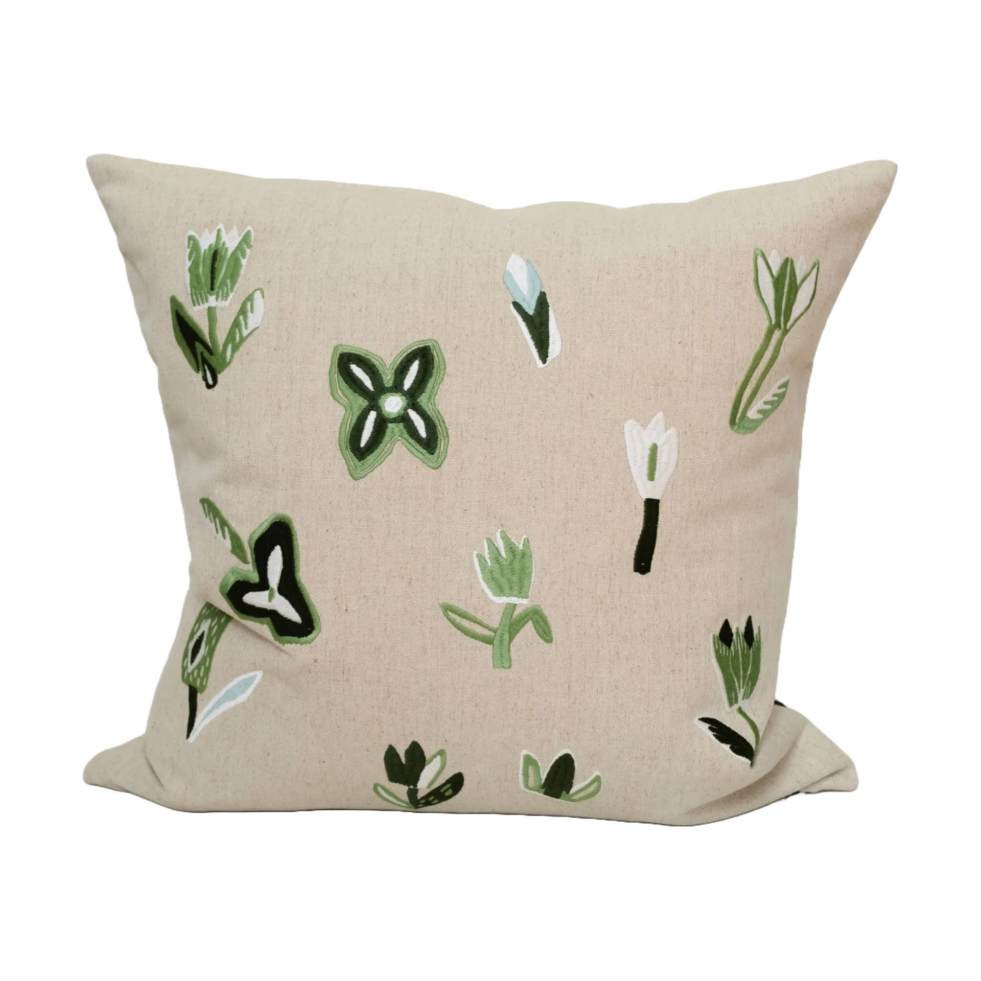 Fine Little Day Housse de coussin Tulip cm Nature-green