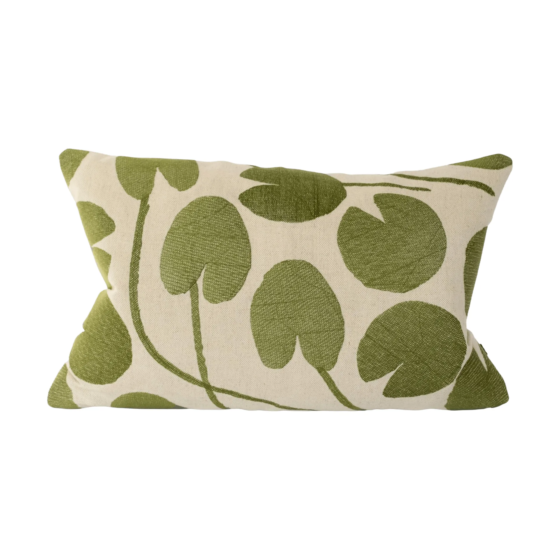 Fine Little Day Housse de coussin Water lilies Naturel-vert, cm